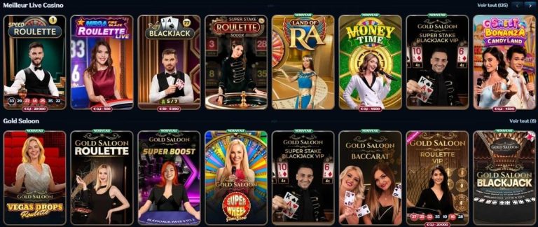 Millioner Casino jeux live