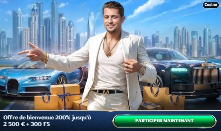 Millioner Casino offre bienvenue